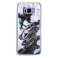 Pastel zwart: Samsung Galaxy S8 Plus Transparant Hoesje