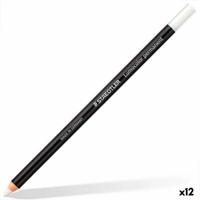 Potloden Staedtler Lumocolor Permanent Glasochrom Permanent Wit (12 Stuks)