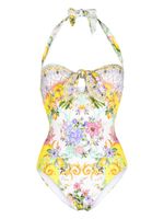 Camilla Caterina Spritz halterneck swimsuit - Jaune - thumbnail