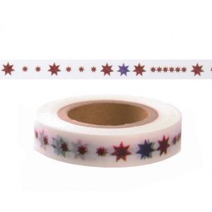 Washi knutsel tape met sterren