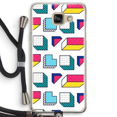 8-bit N°7: Samsung Galaxy A5 (2016) Transparant Hoesje met koord