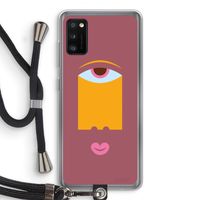 Mono V: Samsung Galaxy A41 Transparant Hoesje met koord