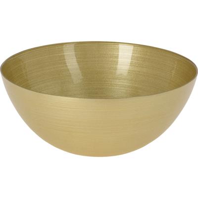 Fruitschaal - goud - glas - D28 x H11,5 cm - decoratie schaal
