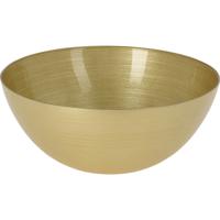 Fruitschaal - goud - glas - D28 x H11,5 cm - decoratie schaal