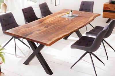 Eettafel Amazonas X 220cm natuurlijk Sheesham/ 6540191