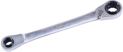 Bikeservice ratelsleutel "4 in 1" double-ring-lock 4 in 1 sw 14 17 18 19 mm