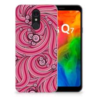 LG Q7 | Hoesje maken | Swirl Pink