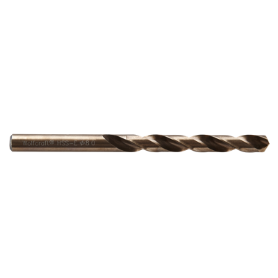 Wolfcraft Metaalboor | HSS-Co | Ø8,0 x 117mm | 1 stuk - 7460010
