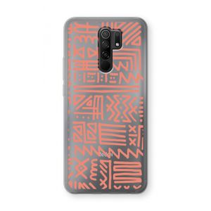 Marrakech Pink: Xiaomi Redmi 9 Transparant Hoesje
