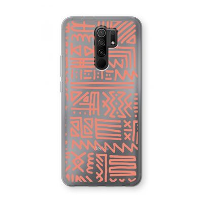Marrakech Pink: Xiaomi Redmi 9 Transparant Hoesje