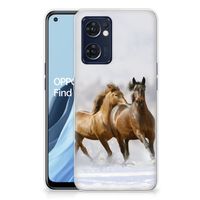 OPPO Reno 7 5G | Find X5 Lite TPU Hoesje Paarden