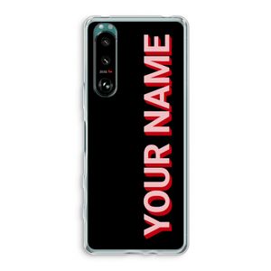 Namecase: Sony Xperia 5 III Transparant Hoesje
