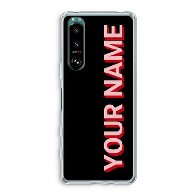Namecase: Sony Xperia 5 III Transparant Hoesje