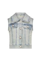 Le Chic zomer gilet meisjes - denim blauw - Angel - thumbnail