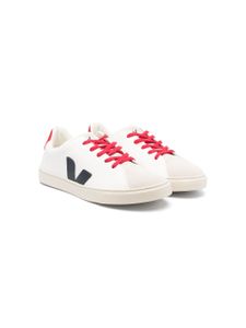 VEJA Kids logo-detail low-top sneakers - Blanc