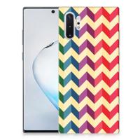 Samsung Galaxy Note 10 Plus | TPU bumper | Zigzag Multi Color