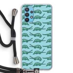 Kroko: Samsung Galaxy A32 4G Transparant Hoesje met koord