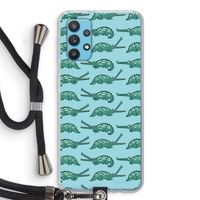 Kroko: Samsung Galaxy A32 4G Transparant Hoesje met koord