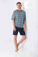 Geruite heren shortama van Hajo