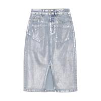 Indian Blue Jeans Zomer jeans rok meisjes - zilver - lang