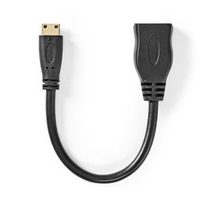Nedis High Speed ??HDMI-Kabel met Ethernet | 0.2 m | 1 stuks - CVGP34590BK02 CVGP34590BK02