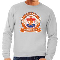 Grijze Holland drinking team sweater heren