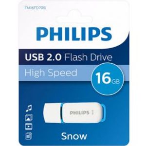 Philips FM16FD70B USB flash drive 16 GB USB Type-A 2.0 Blauw, Wit