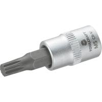 TOOLCRAFT M5 816074 Veeltand (XZN) Dopsleutel-bitinzet 5 mm 1/4 (6.3 mm) - thumbnail