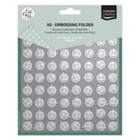 Vaessen Creative • embossing folder kerstballen