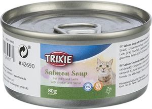 TRIXIE 42690 lekkernij voor honden & katten Kat Snack Kip, Zalm 80 g