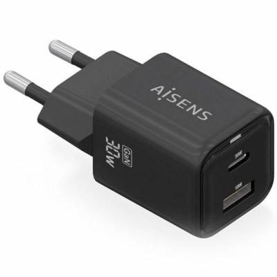 Oplader Aisens ASCH-30W2P021-BK Zwart Multicolour 33 W (1 Stuks)
