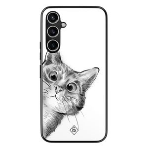 Samsung Galaxy S23 FE hoesje - Peekaboo kat