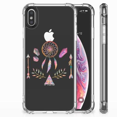 Apple iPhone Xs Max Stevig | Bumper Hoesje | Boho Dreamcatcher