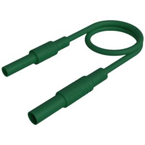 SKS Hirschmann MAL S GG-B 25/2,5 gn Veiligheidsmeetsnoer 4mm-veiligheidsstekker 4mm-veiligheidsbus 25 cm Groen 1 stuk(s)