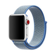 Sport Loop nylon bandje - Blauw - Geschikt voor Apple Watch 42mm / 44mm / 45mm / 49mm - thumbnail