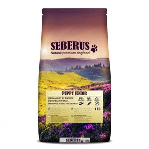 Seberus Puppy Junior - natuurlijk graanvrij hondenvoer 2 x 12 kg