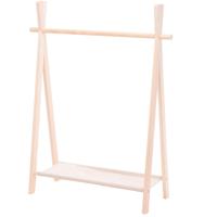 Kledingrek voor kinderen 80 x 100 cm hout