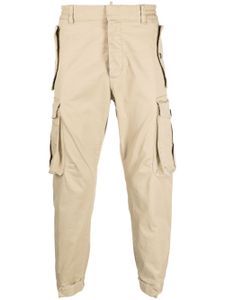 DSQUARED2 pantalon cargo court à coupe sarouel - Tons neutres