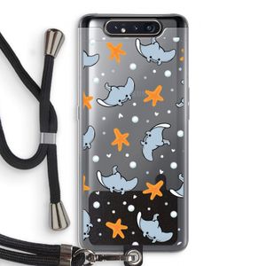 Manta: Samsung Galaxy A80 Transparant Hoesje met koord