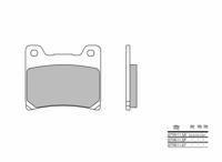 BREMBO Remblokken, voor de moto, Road Organisch 07YA1107