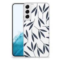 Samsung Galaxy S22 Plus | TPU Case | Leaves Blue