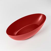 Vrijstaand bad Mondiaz Float | 170x80 cm | Solid surface | Ovaal | Fire