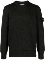 Stone Island pull en maille chinée - Noir - thumbnail