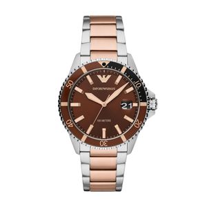 Horlogeband Armani AR11340 Staal Bi-Color 22mm