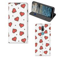 Nokia 2.4 | Hoesje met Magneet | Hearts