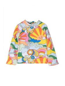 Stella McCartney Kids maillot de bain à imprimé graphique - Jaune