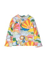 Stella McCartney Kids maillot de bain à imprimé graphique - Jaune - thumbnail