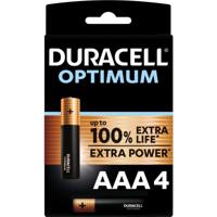 Duracell Optimum Alkaline AAA batterijen - 4 stuks