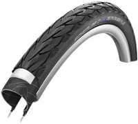 Buitenband Schwalbe Delta Cruiser Plus Puncture-Guard 28 x 1½" / 40-635 mm - zwart met reflectie