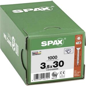 SPAX 1191010350305 Houtschroef 3.5 mm 30 mm T-STAR plus Staal WIROX 1000 stuk(s)